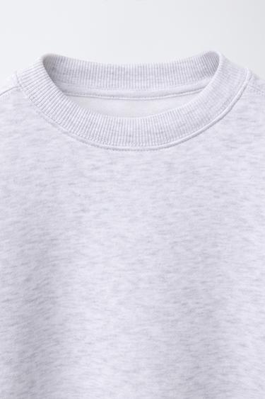 SWEAT DE JOGGING BASIQUE - Gris chiné de Zara - Image 2