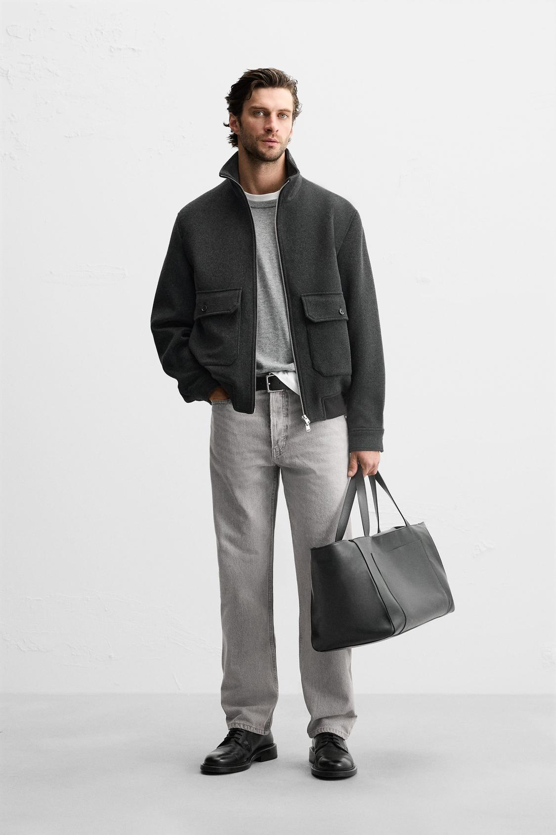 ТЕКСТУРИРОВАННЫЙ ЖАКЕТ С КАРМАНАМИ ОТ ZARA