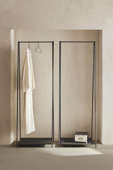 Zara METAL RACK WITH BASE - Black