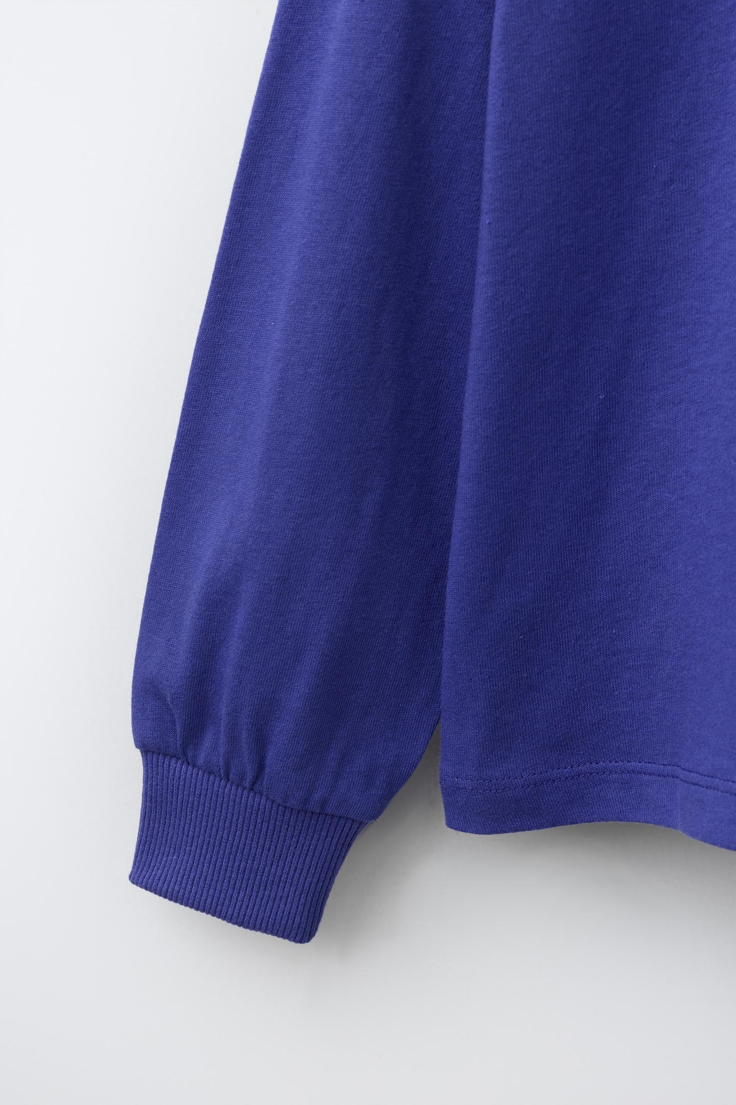 Детская футболка Zara Text Print, цвет: Голубоватый — фото 4