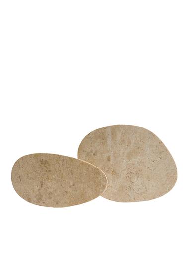 オーナメント マーブル トレイライトブラウンZaraのオーナメント マーブル トレイ - ライトブラウン 