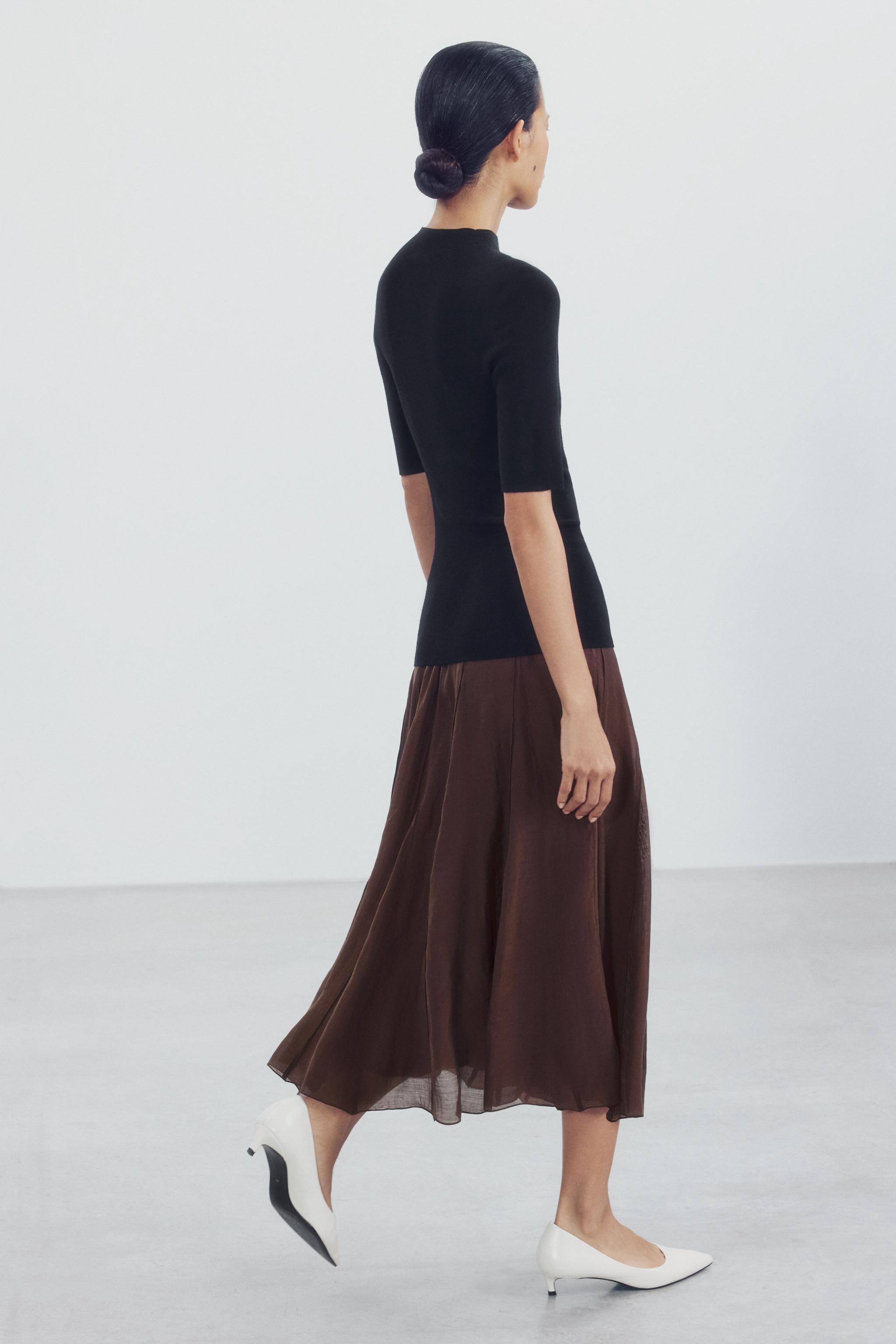 ZW COLLECTION FLOWY COMBINED SKIRT