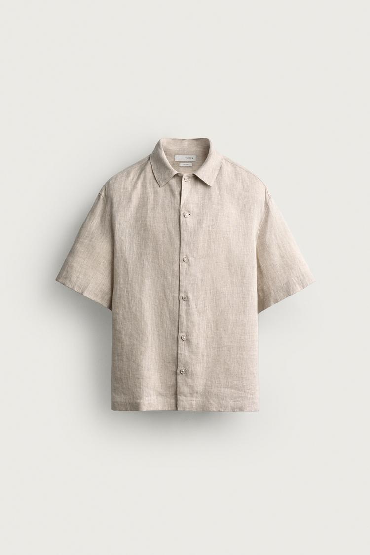 100% LINEN RELAXED FIT SHIRT