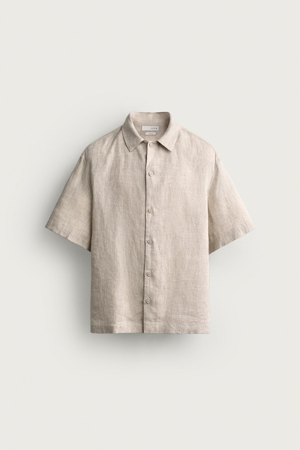 100% LINEN RELAXED FIT SHIRT