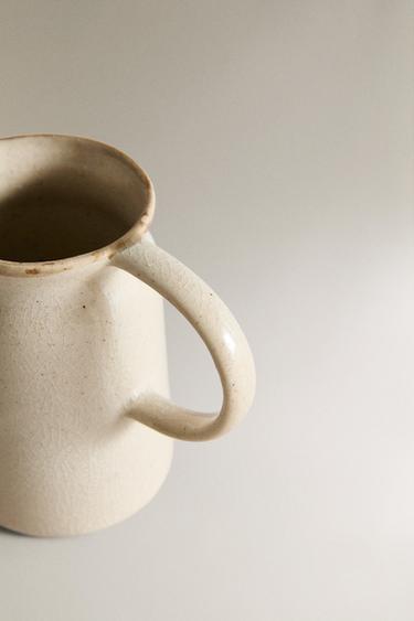PICHET À LAIT EN GRÈS - Gris / Beige de Zara - Image 3