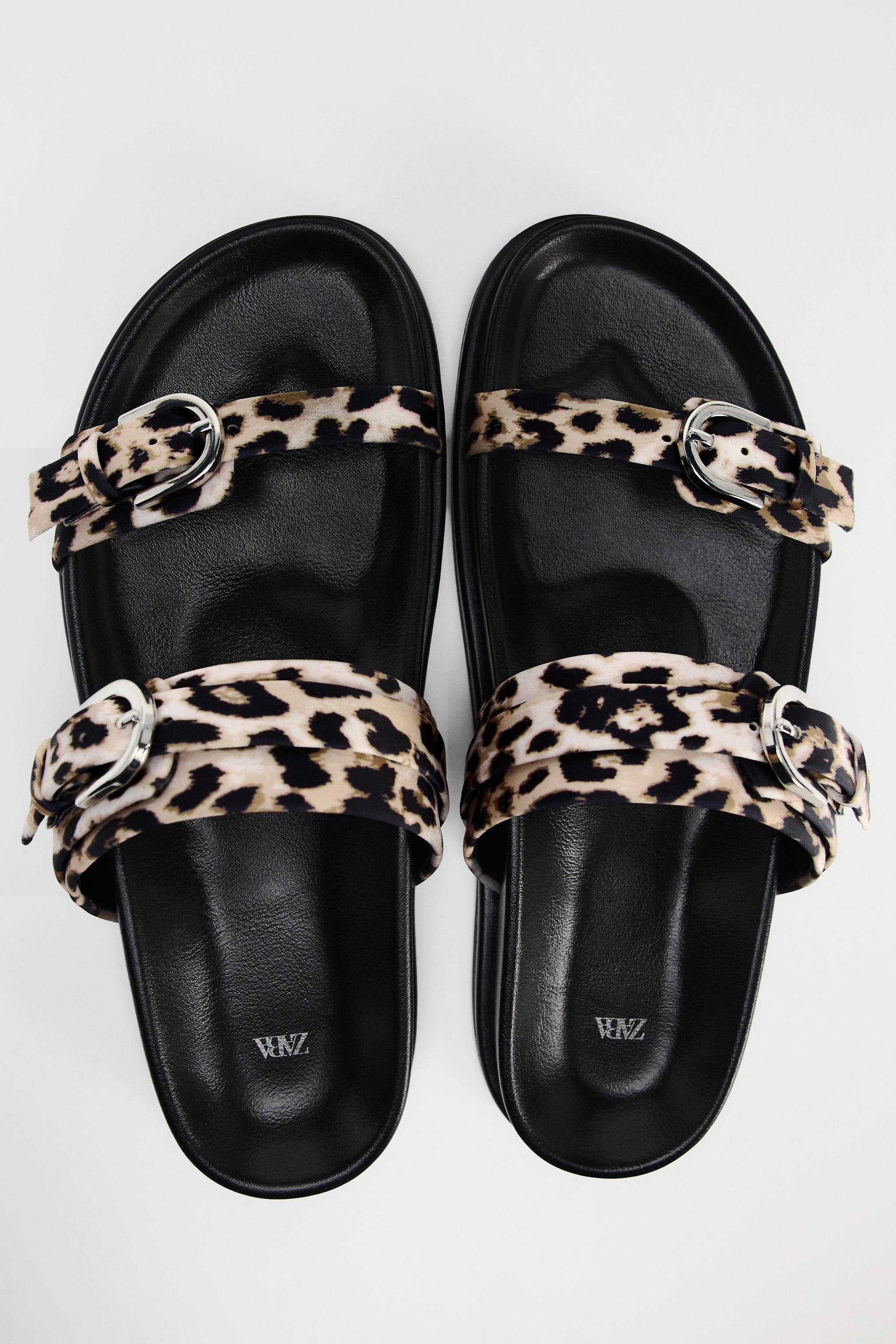 Sandales leopard zara online