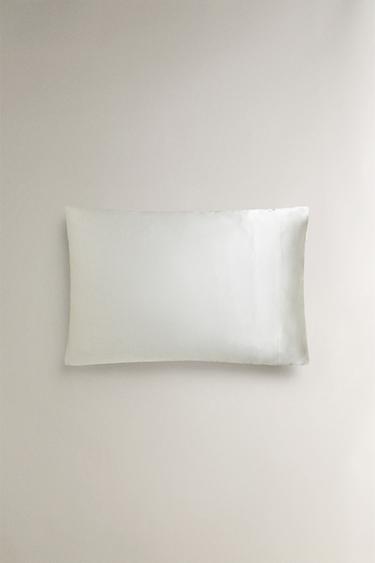 100% MULBERRY SILK PILLOWCASE - Oyster-white by Zara