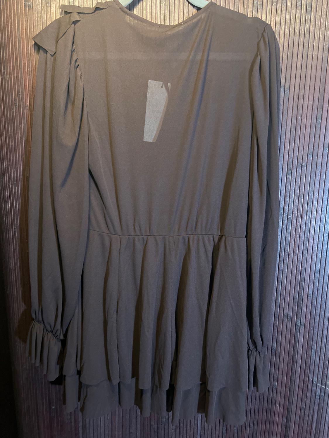 SHORT RUFFLED DRESS - Image 3