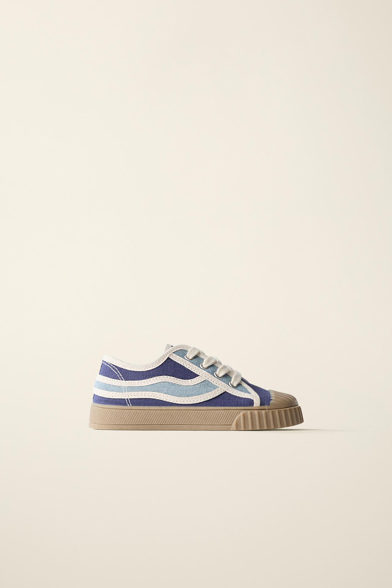 SNEAKERS CREATED BY CARAMEL LONDON X ZARA — Blue