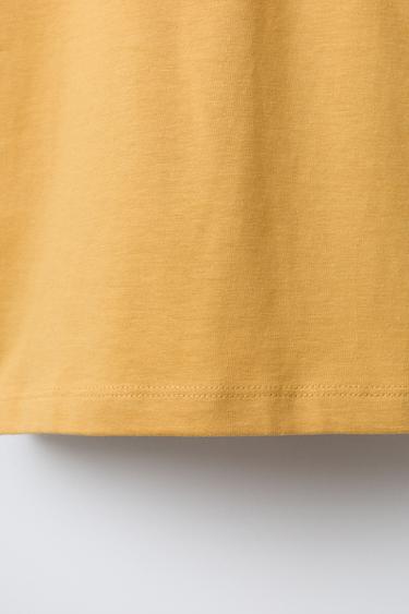 T-SHIRT BRODERIE ANIMAUX - Marron clair de Zara - Image 3