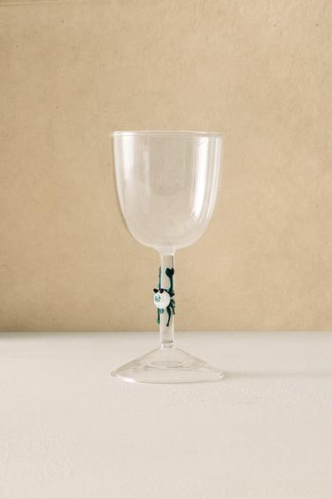 Zara BOROSILICATE GLASS WITH SEA ANIMAL - Green