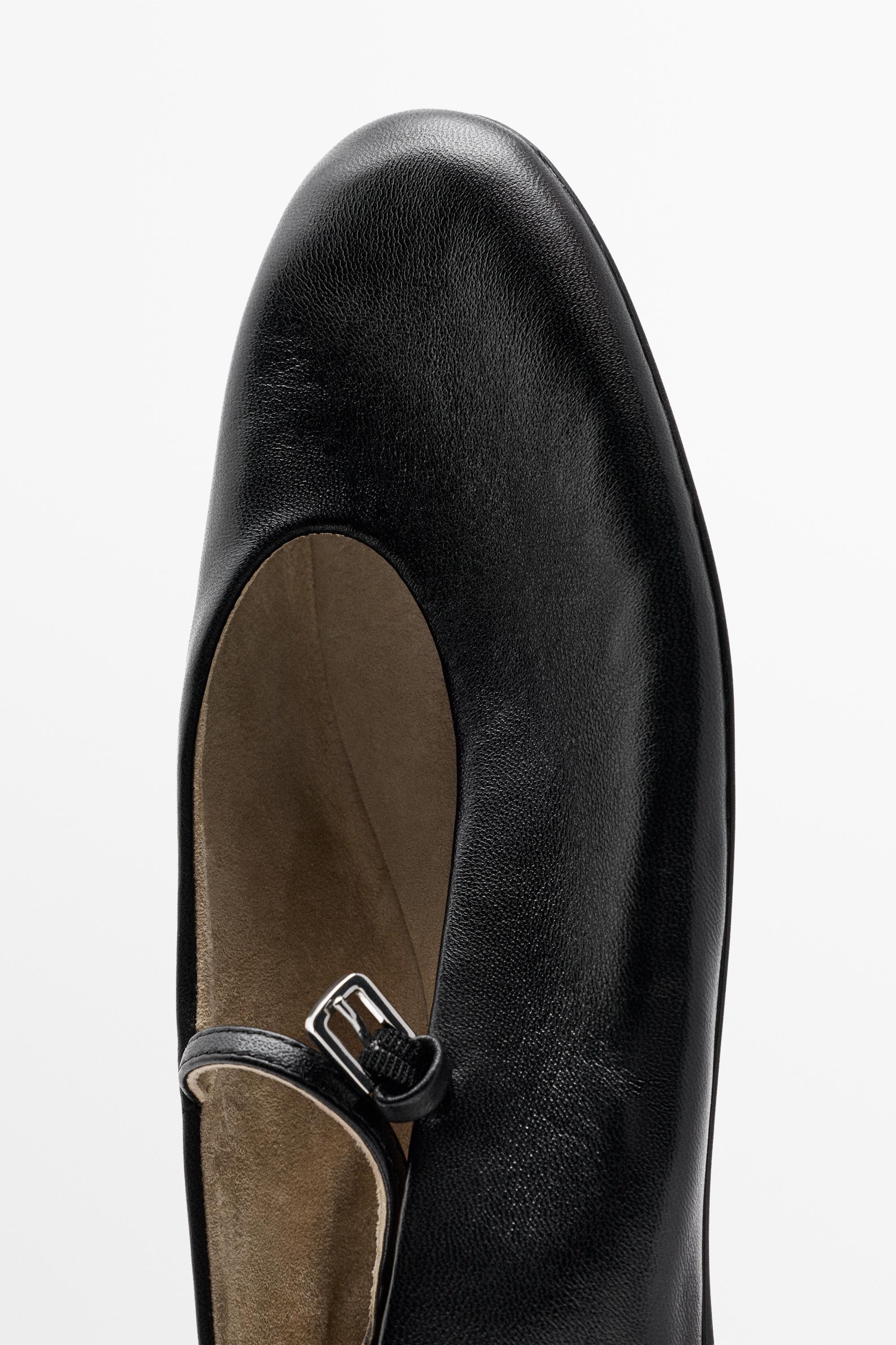 Soft leather ballerinas