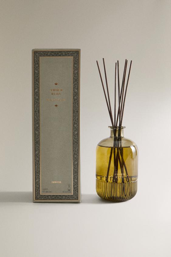 (480 ML) AMBER RUBY REED DIFFUSERS - Grey / Blue | ZARA UAE - Dubai ...