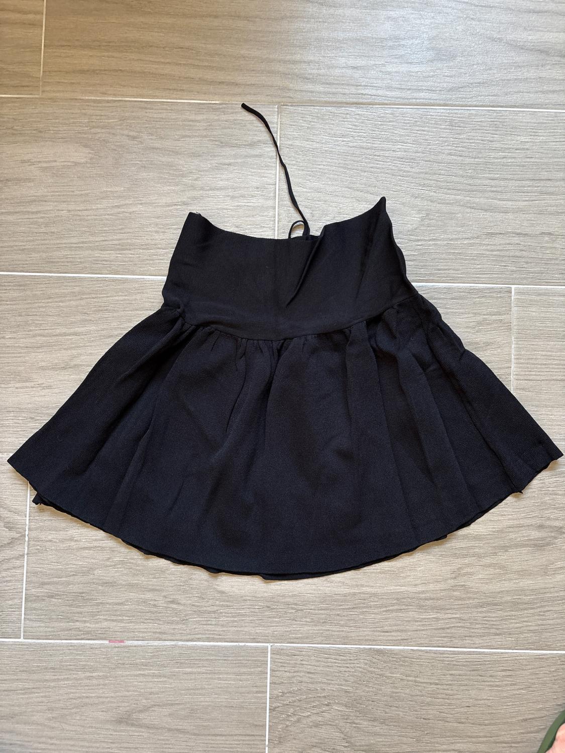 MINI SKIRT WITH CORDS - Image 2