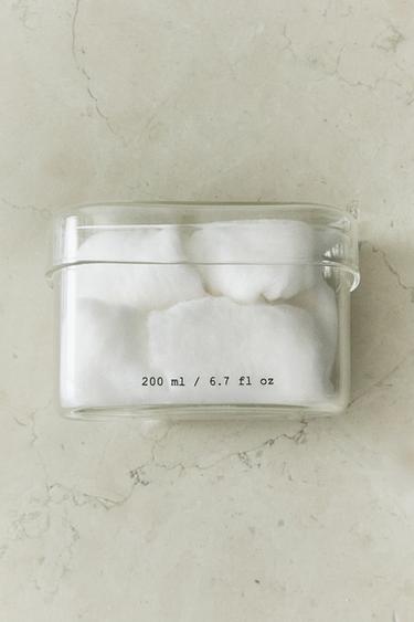 FRASCO ORGANIZADOR BAÑO BOROSILICATO LETRAS - de Zara