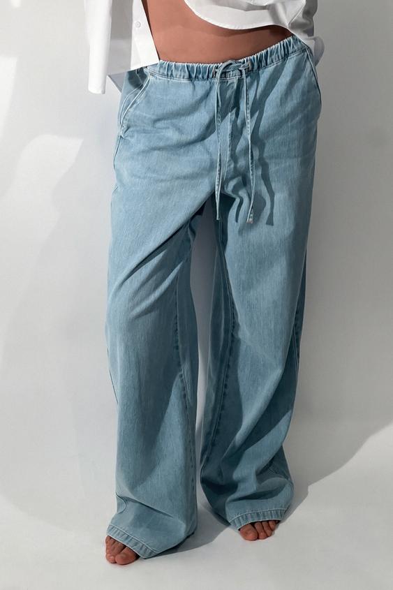Jeans con cinturilla elástica de mujer, Nueva Colección Online