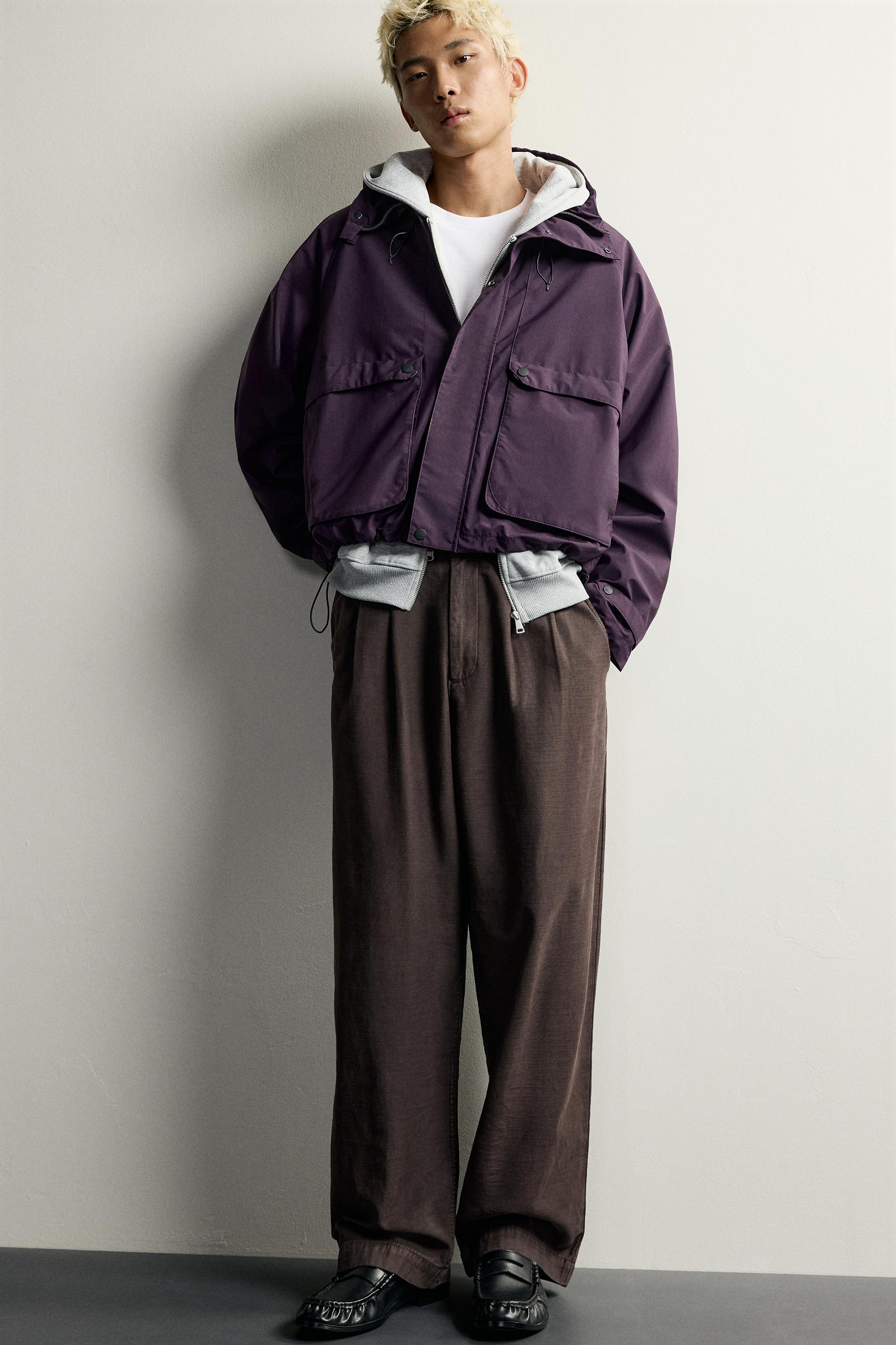 BLOUSON RELAXED FIT DÉPERLANT