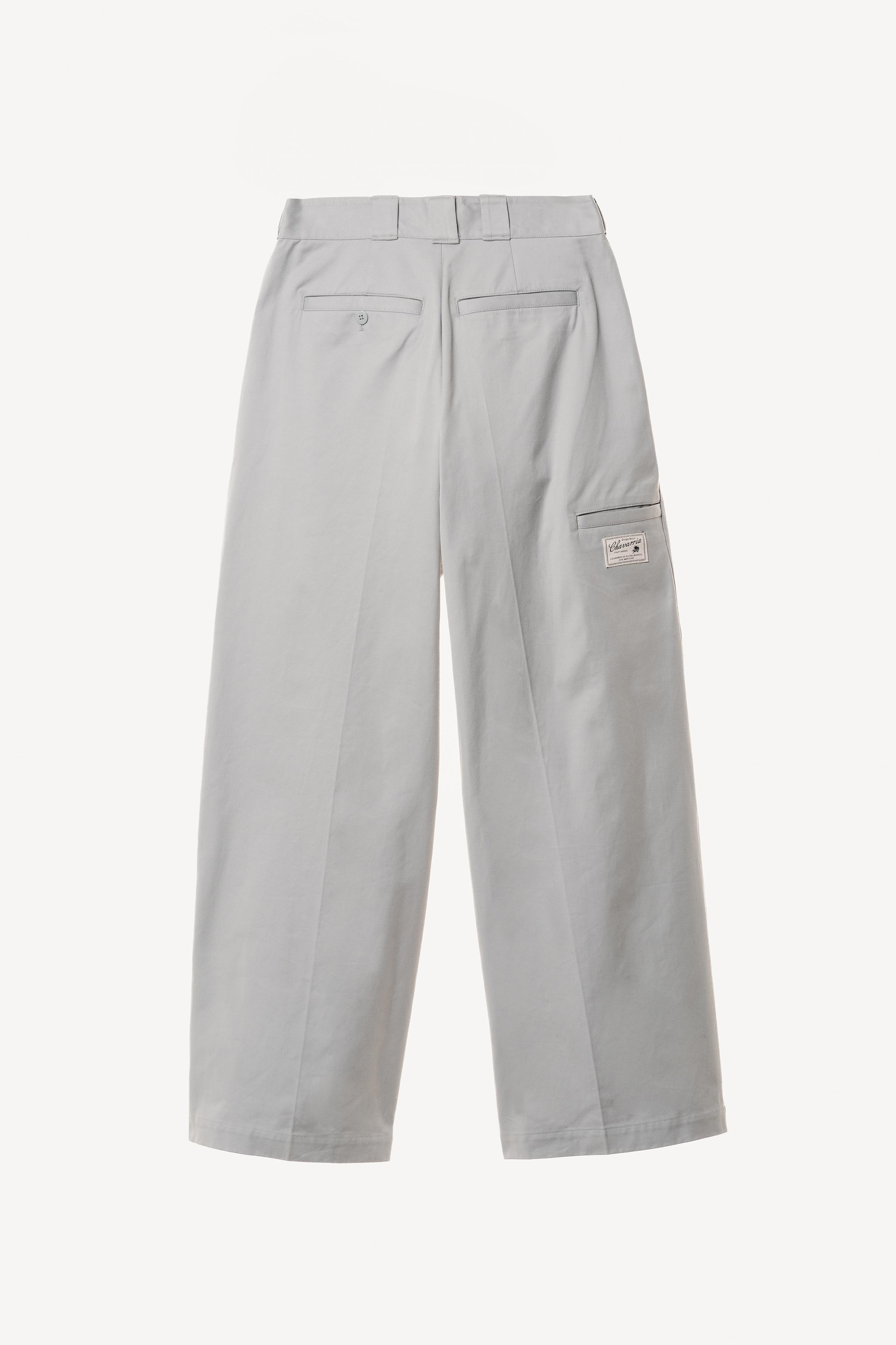 WILLY CHAVARRIA X ZARA WIDE FIT CHINO PANTS - Faded blue | ZARA