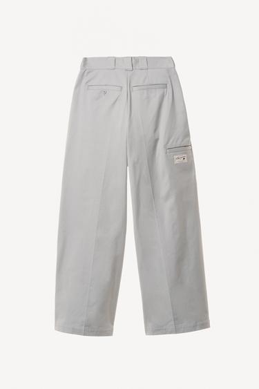 WIDE-LEG CHINO TROUSERS WILLY CHAVARRIA X ZARA - Faded blue by Zara - Image 1