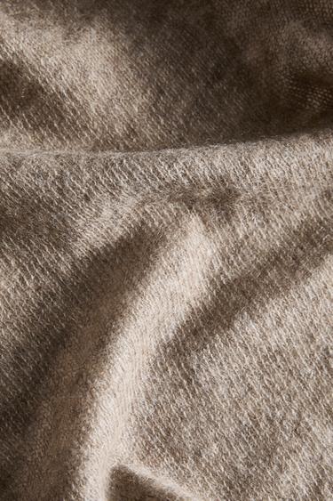 COPERTA CASHMERE - Marrone / Taupe di Zara
