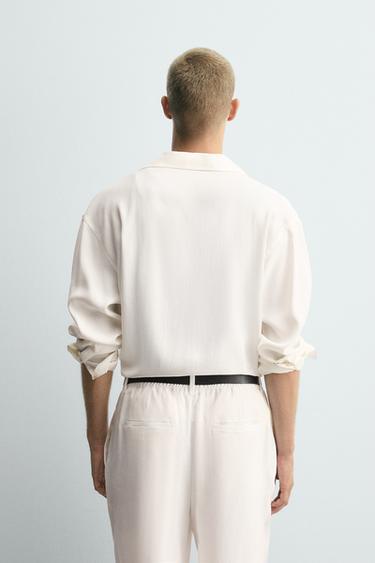 RELAXED FIT FLOWING SHIRT - White de Zara - Image 2