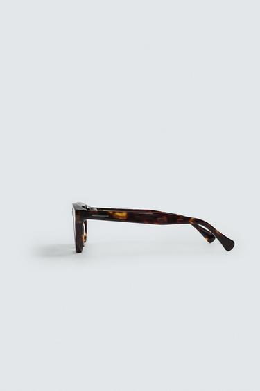 LUNETTES DE SOLEIL RECTANGULAIRES - Écaille de Zara - Image 4