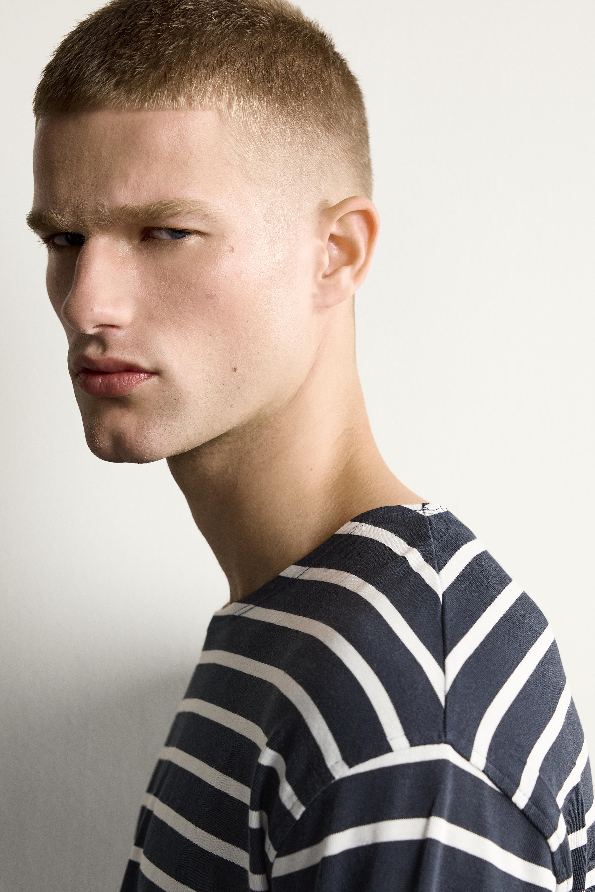 STRIPED JACQUARD T-SHIRT AARON LEVINE X ZARA