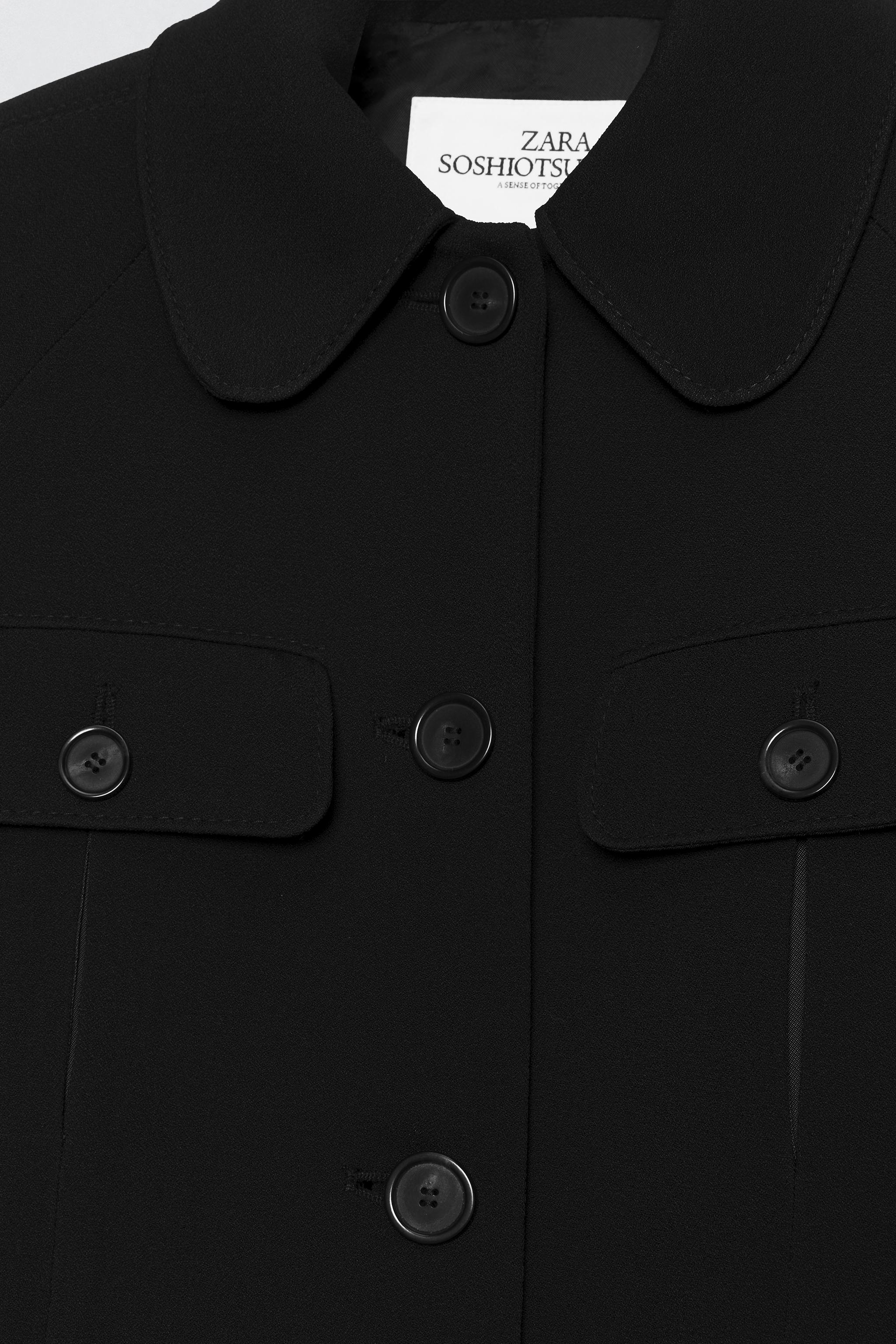 CHAQUETA HOMBRERAS SOSHIOTSUKI X ZARA - ブラック | ZARA Japan / 日本