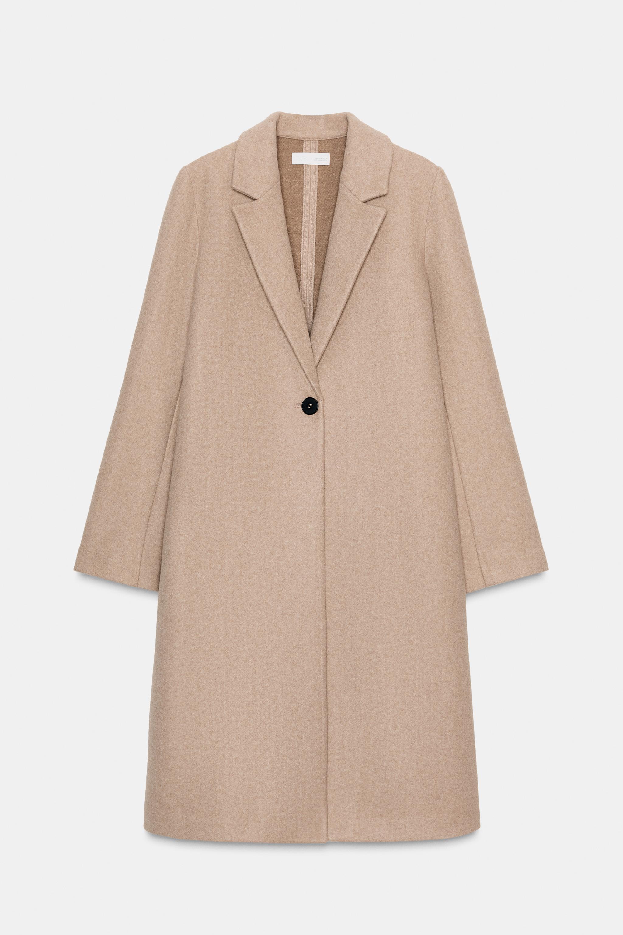 ソフトベーシックコート - ミディアムキャメル | ZARA Japan / 日本