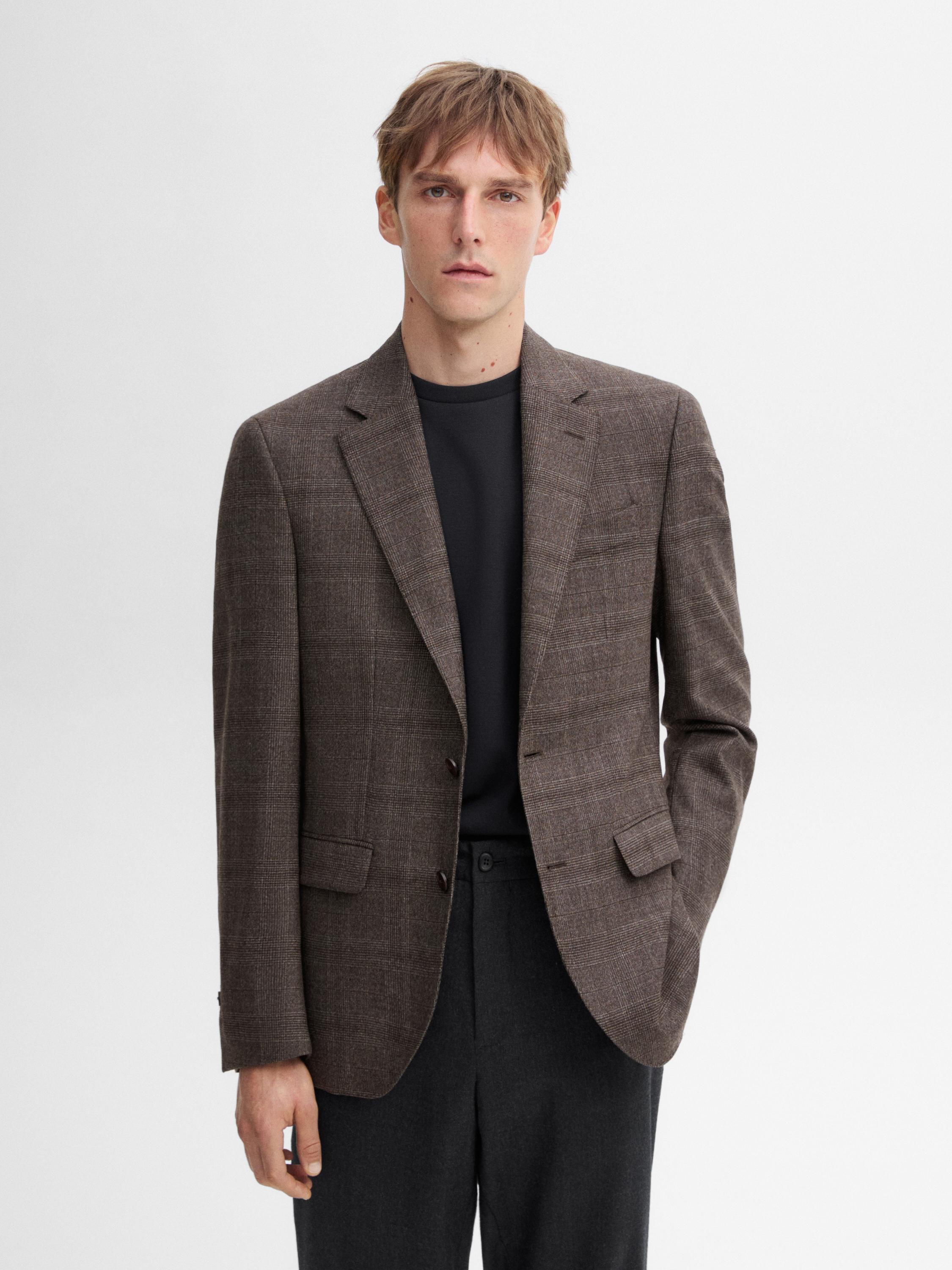 zara blazer wool