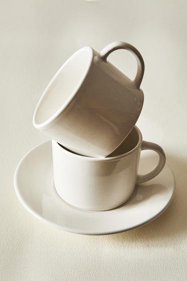 BONE CHINA TEACUP - White by Zara - Image 5