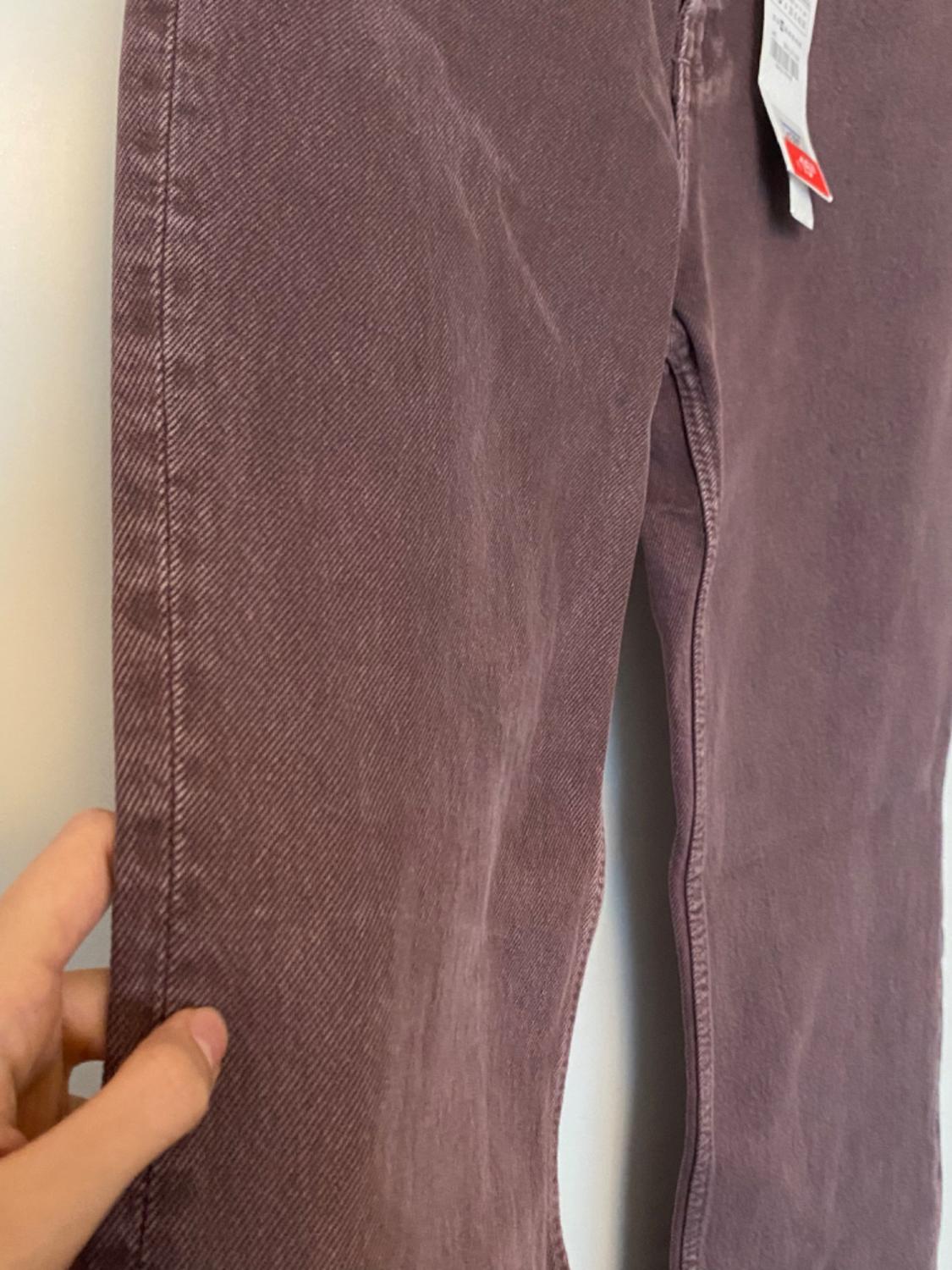 FLARED FULL-LENGTH COLOURED JEANS - Image 5