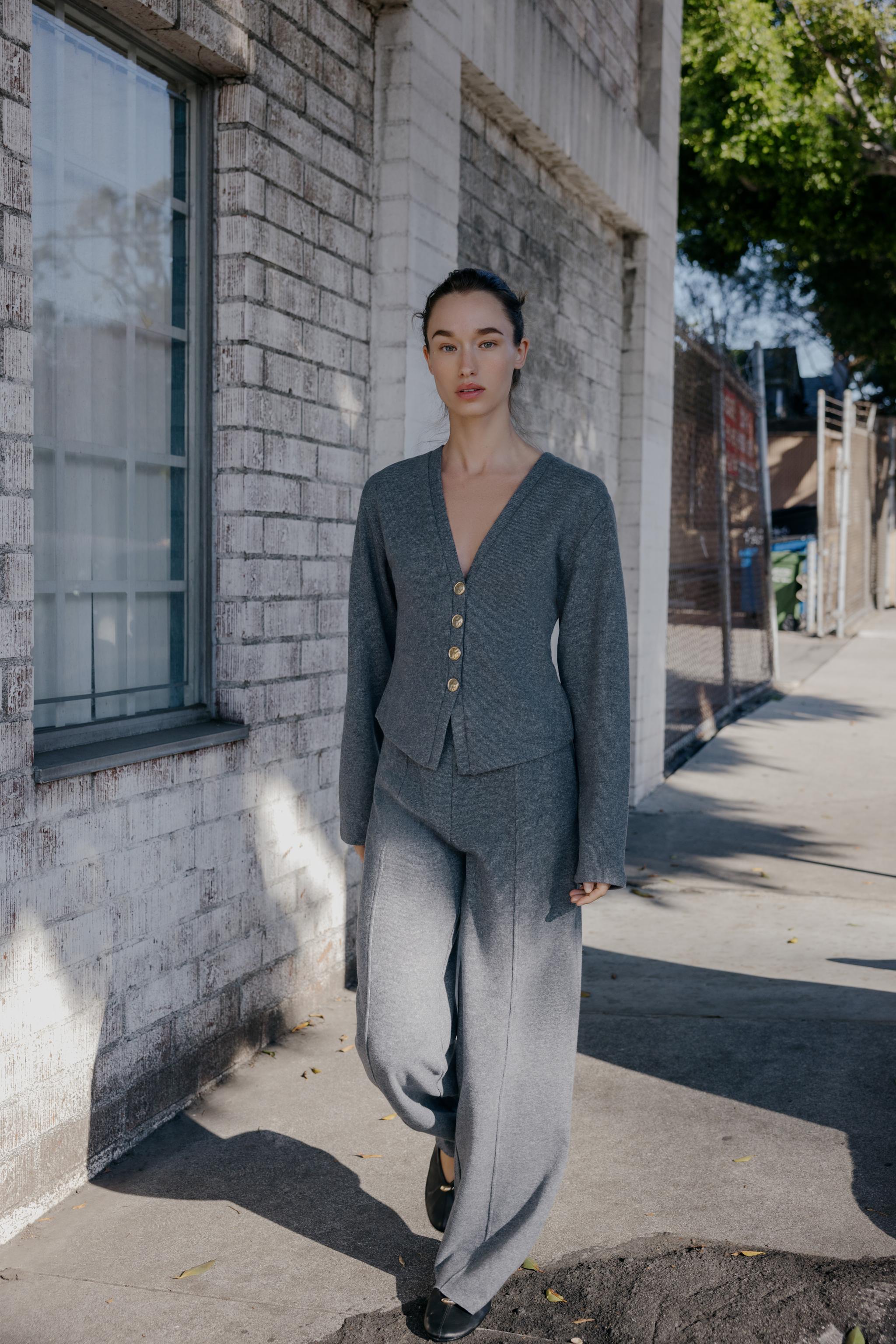 ソフトボタン ジャケット - ミディアムグレー | ZARA Japan / 日本