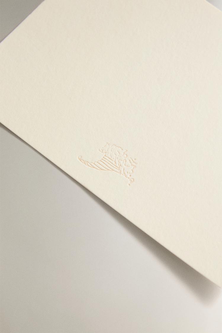 WRITING SET WITH ENVELOPES AND CARDS | STUDIO MARY LENNOX — Ecru