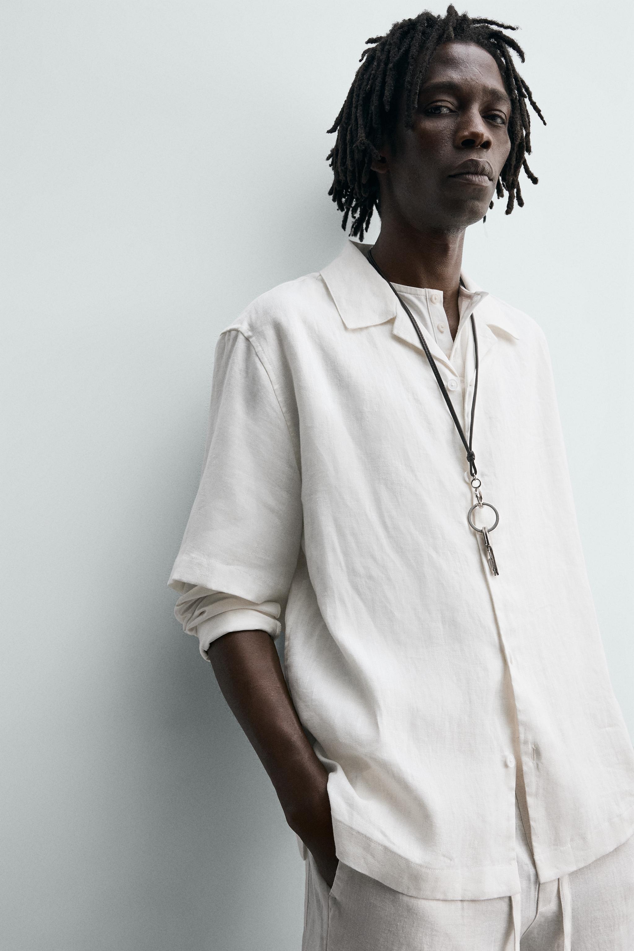 100% LINEN RELAXED FIT SHIRT
