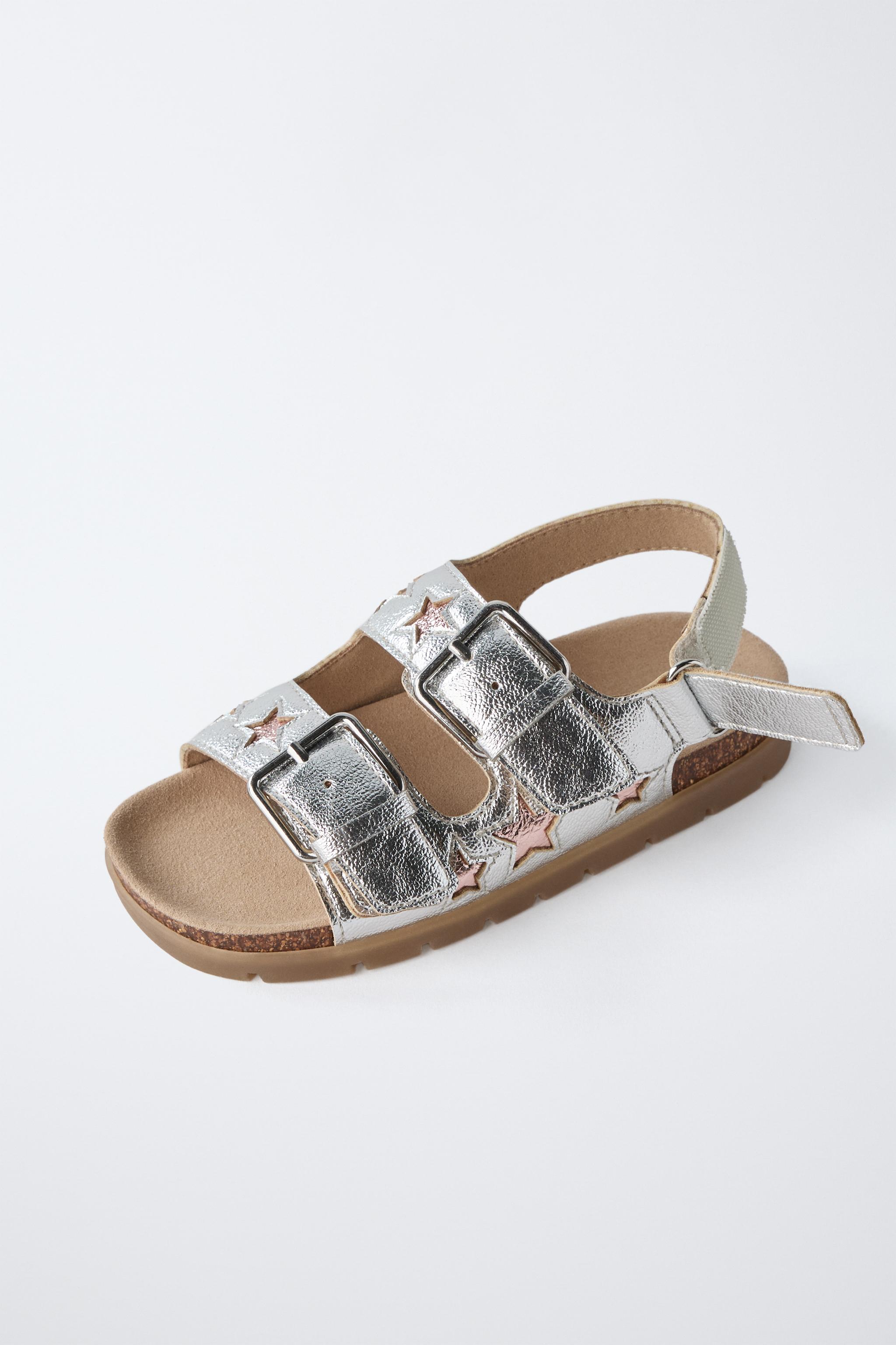 蘭 HEART SANDALS - Silver | ZARA United States