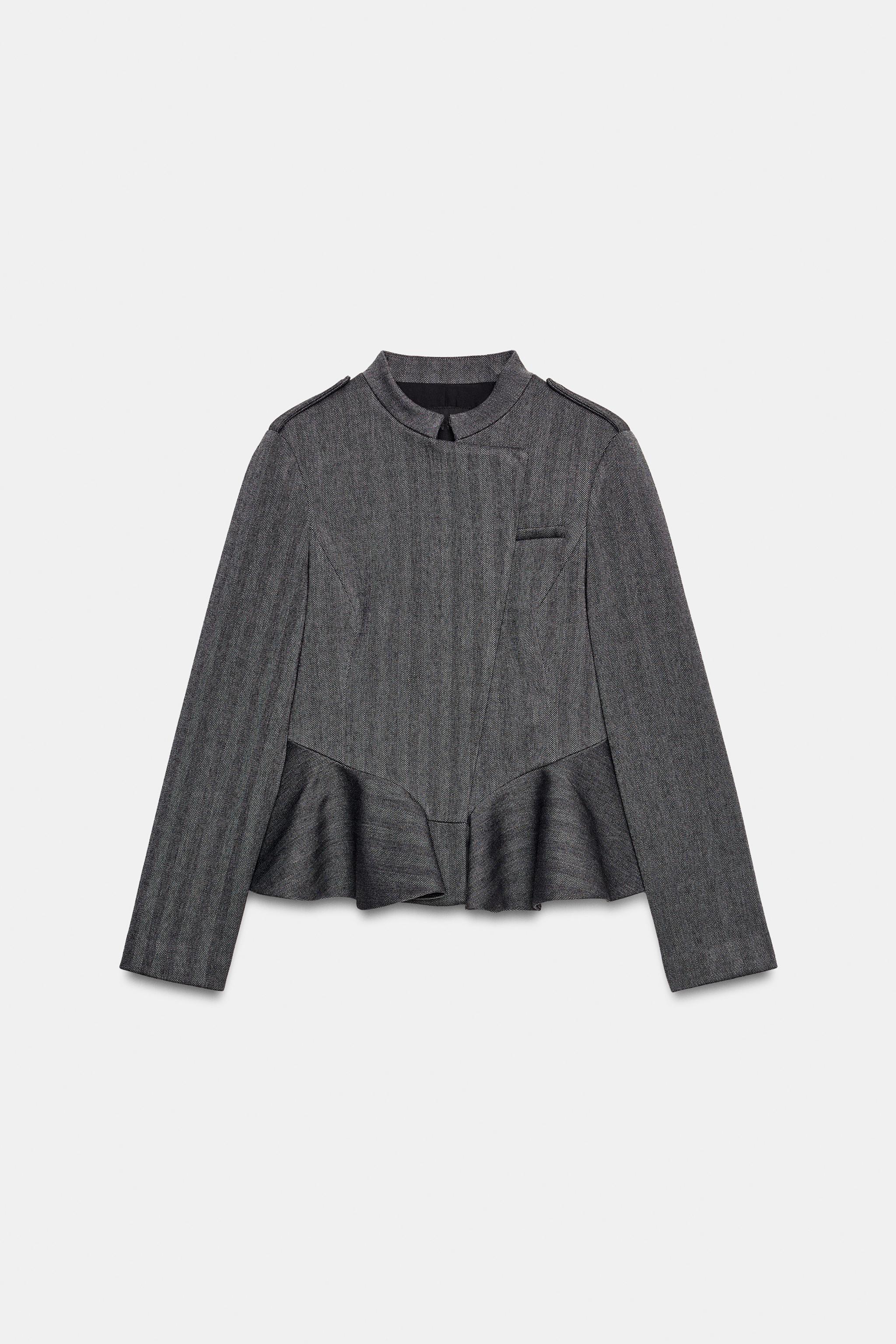 BLAZER CROISÉ À PÉPLUM