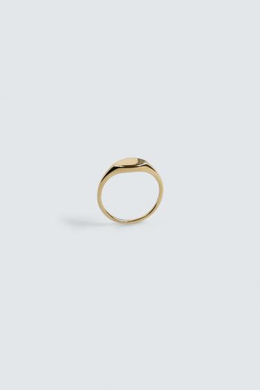 SIGNET RING - Gold by Zara - Image 1