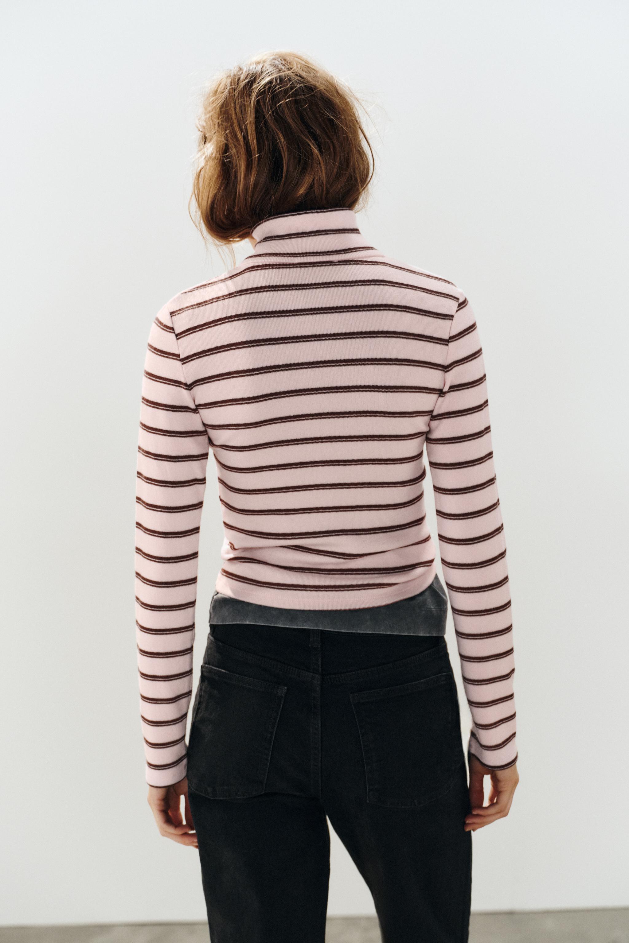 STRIPED ZIP JACKET