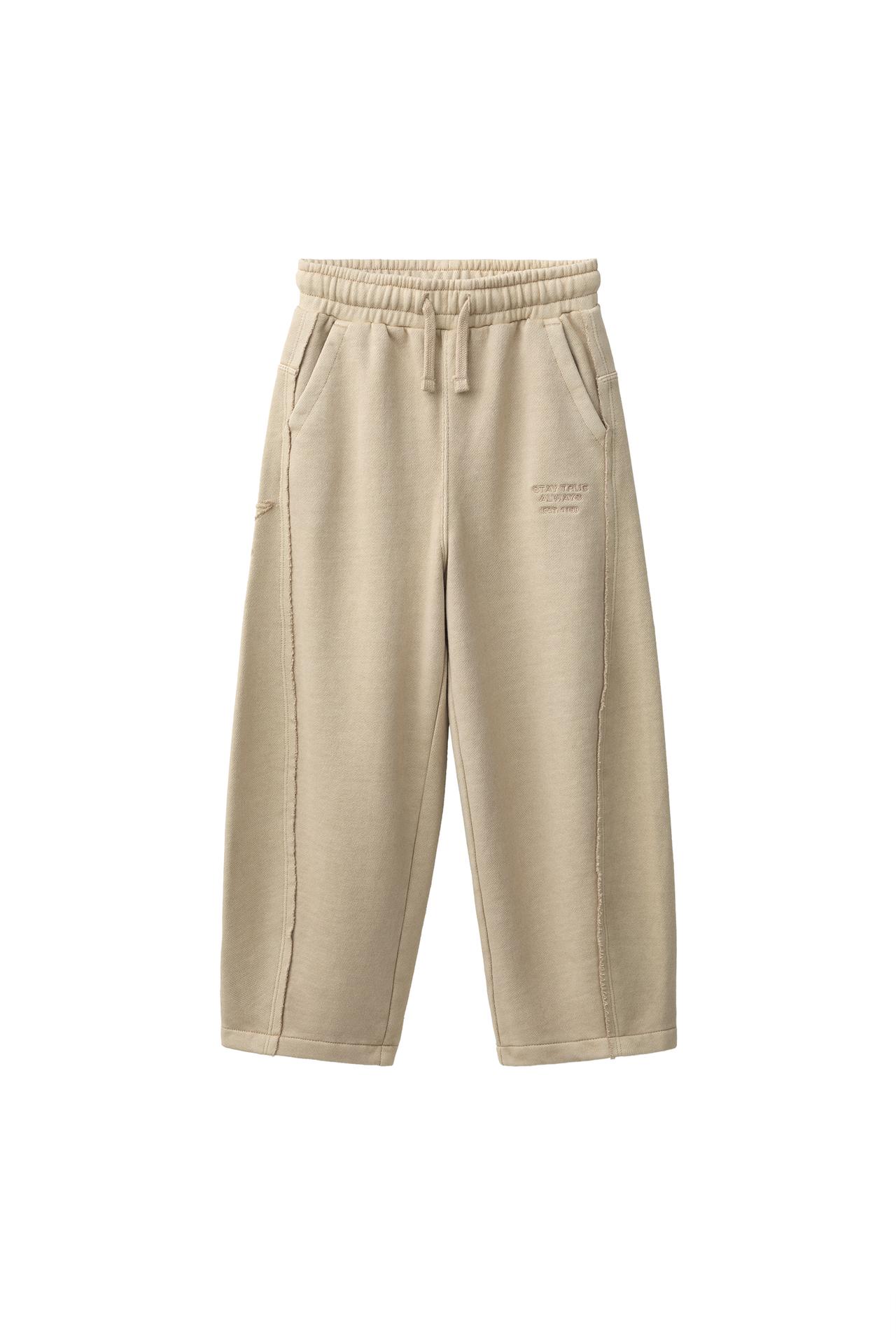 STRAIGHT-LEG STAR PATCH TROUSERS