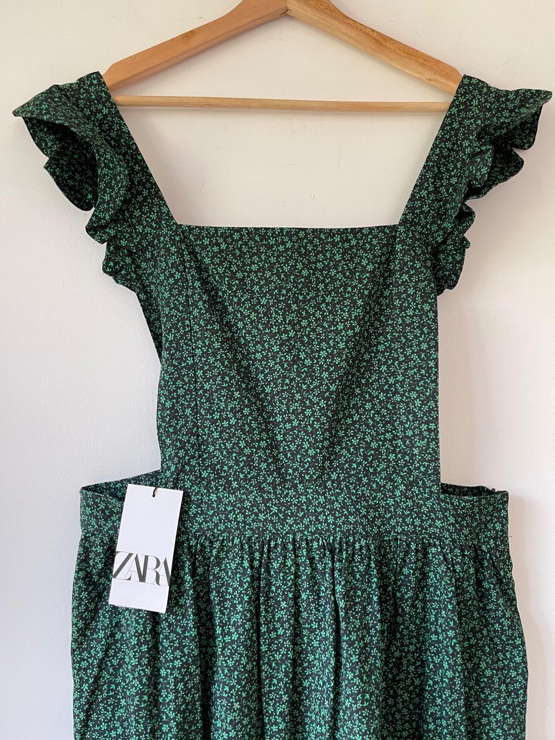 PRINTED PINAFORE DRESS - Image 6