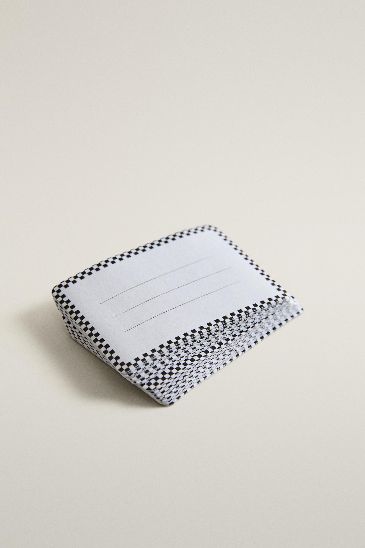 CHECKERED BURGER PAPER SET — White