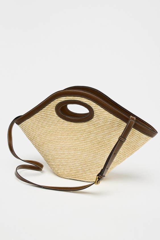 KABELKA S KONTRASTNĺMI DETAILY - Světle béžová od Zara - Obrázek 3