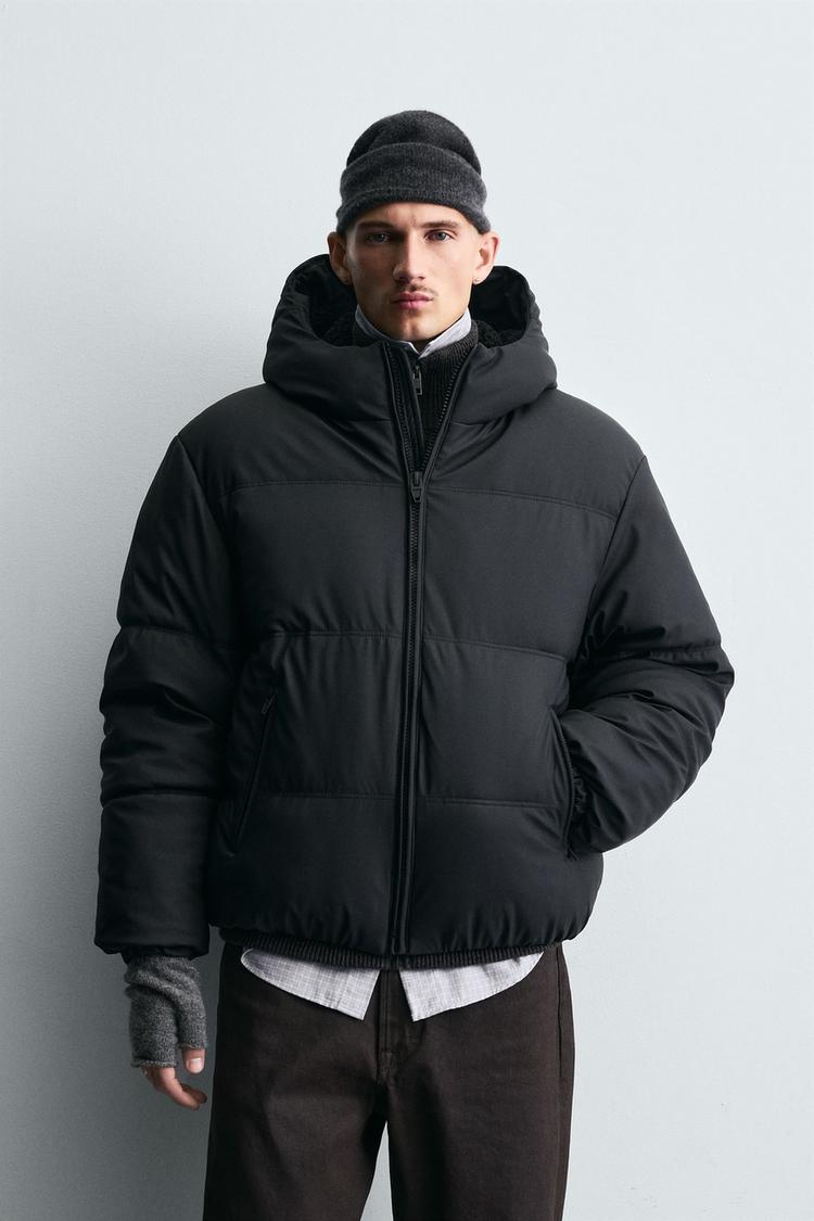 RUBBERIZED COMBINATION PUFFER JACKET