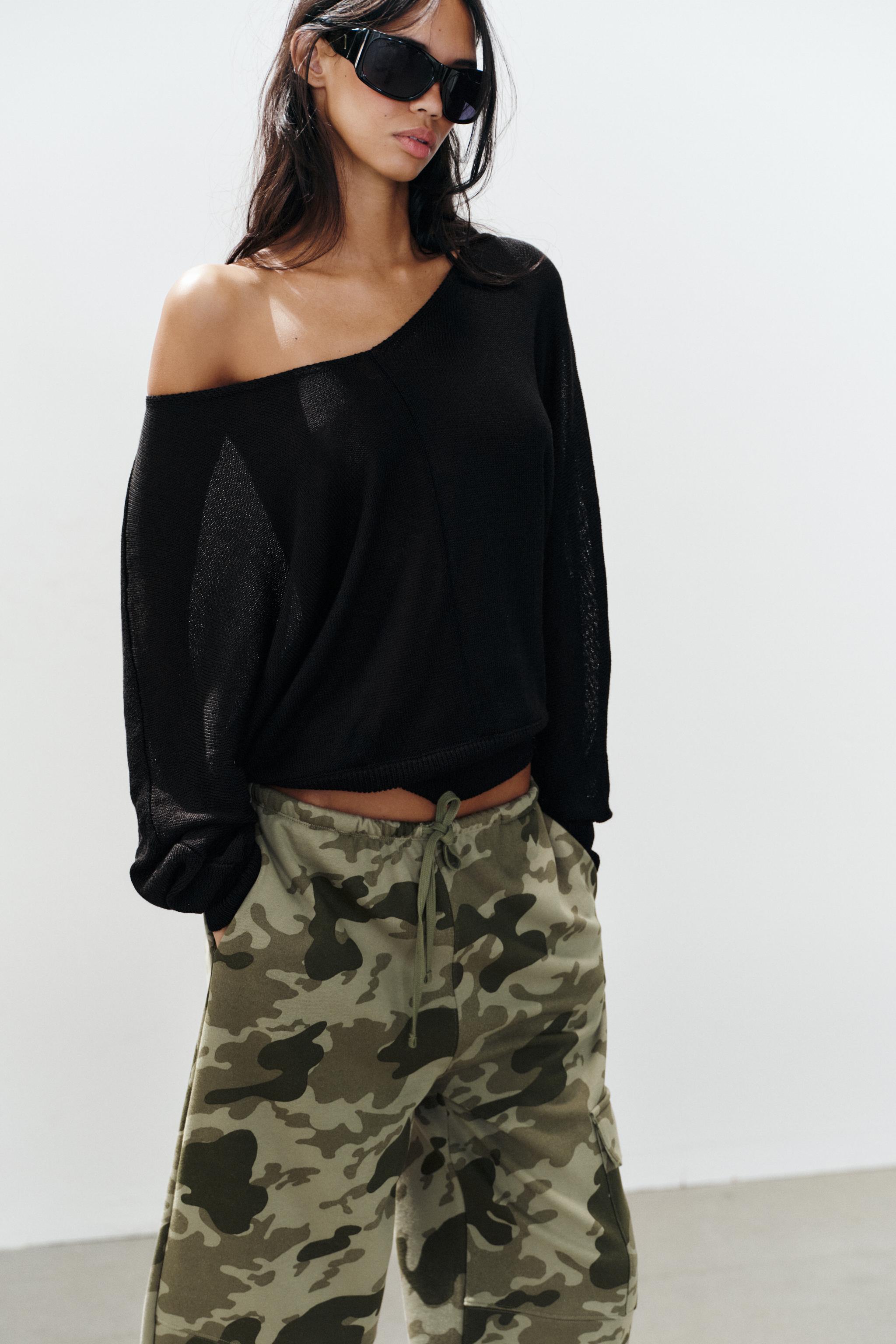 PRINTED POCKET PANTS