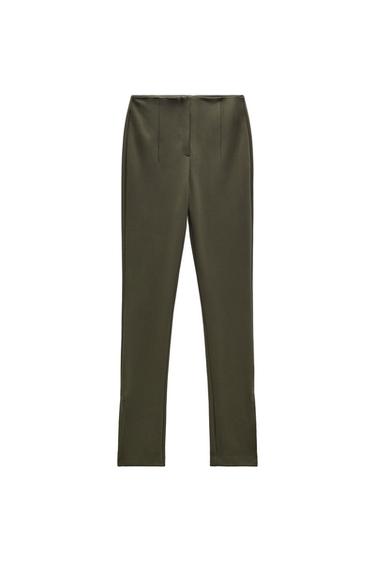 TROUSERS WITH SPLIT HEMS