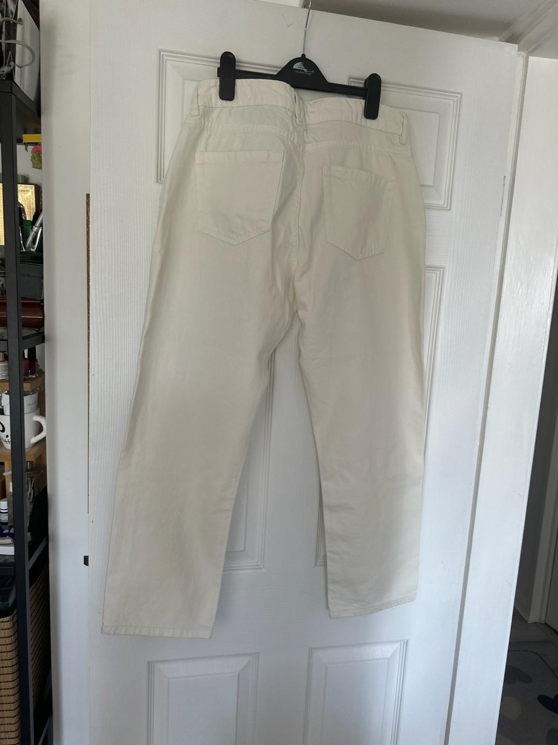 ZW COLLECTION MID-WAIST CIGARETTE JEANS - Image 4