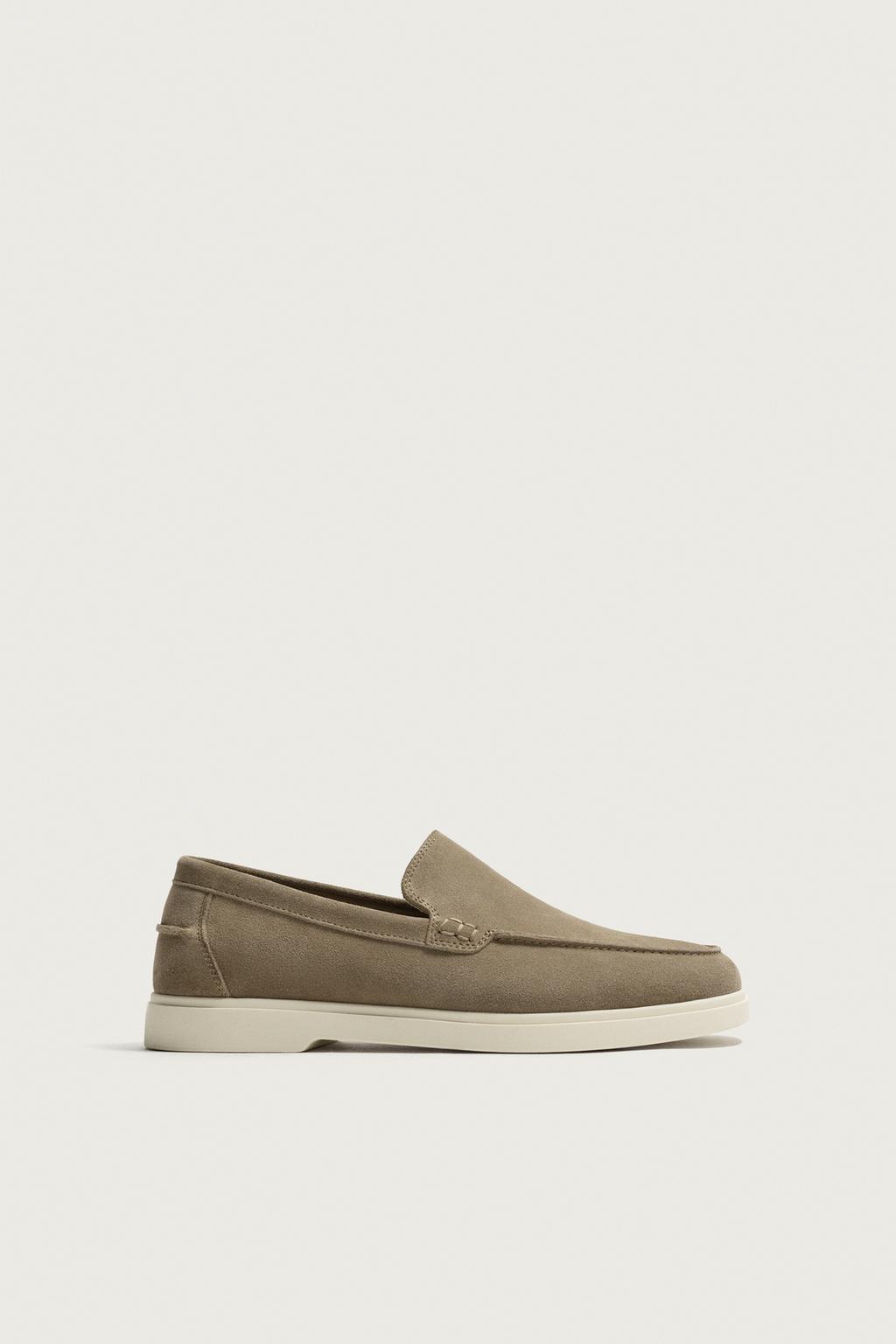 Casual Leather Loafers — Men's