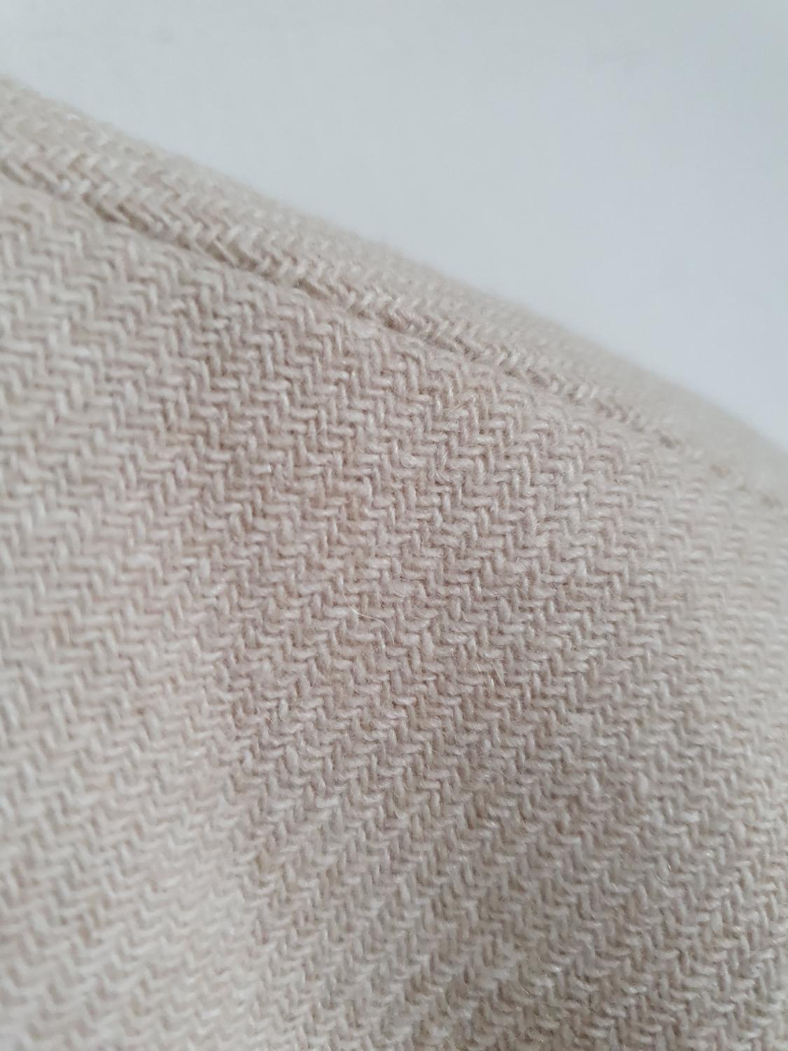 ZW COLLECTION MINIMALIST MANTECO WOOL BLEND COAT - Image 3