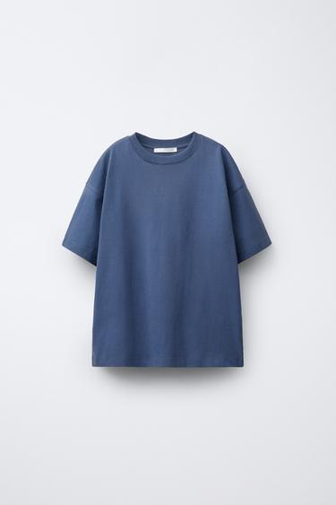 LOT DE TROIS HAUTS UNIS - rouge/bleu marine de Zara - Image 1